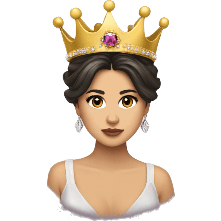 selena gomez with crown emoji