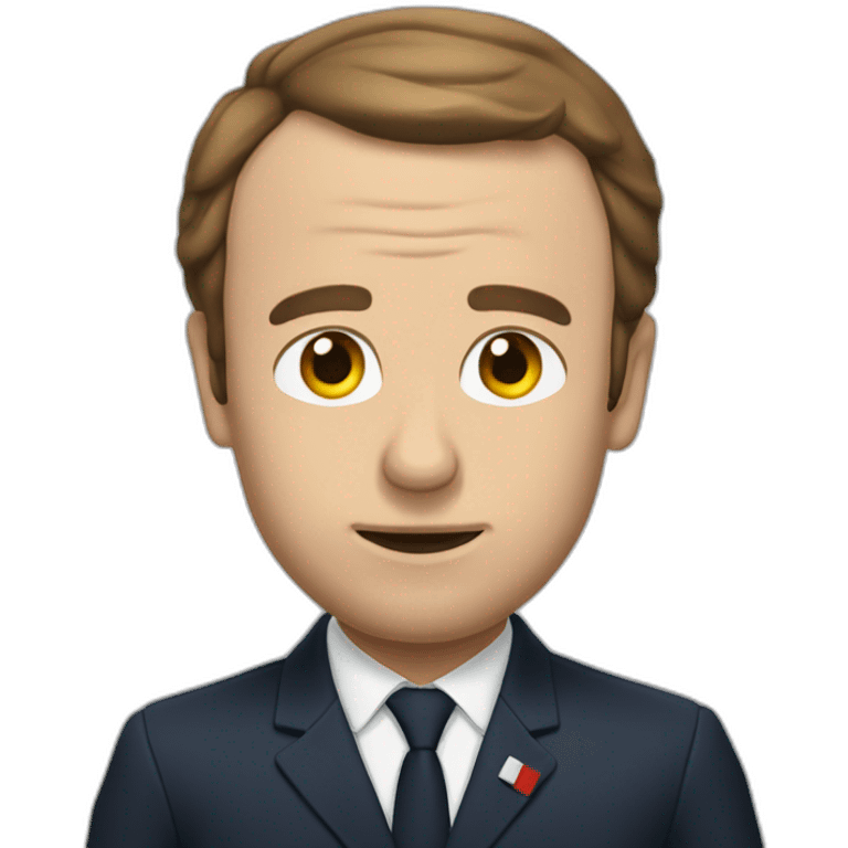 Macron qui dort emoji