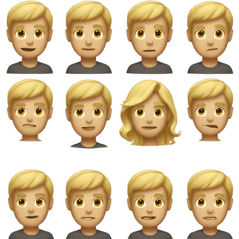 blonde man all body emoji