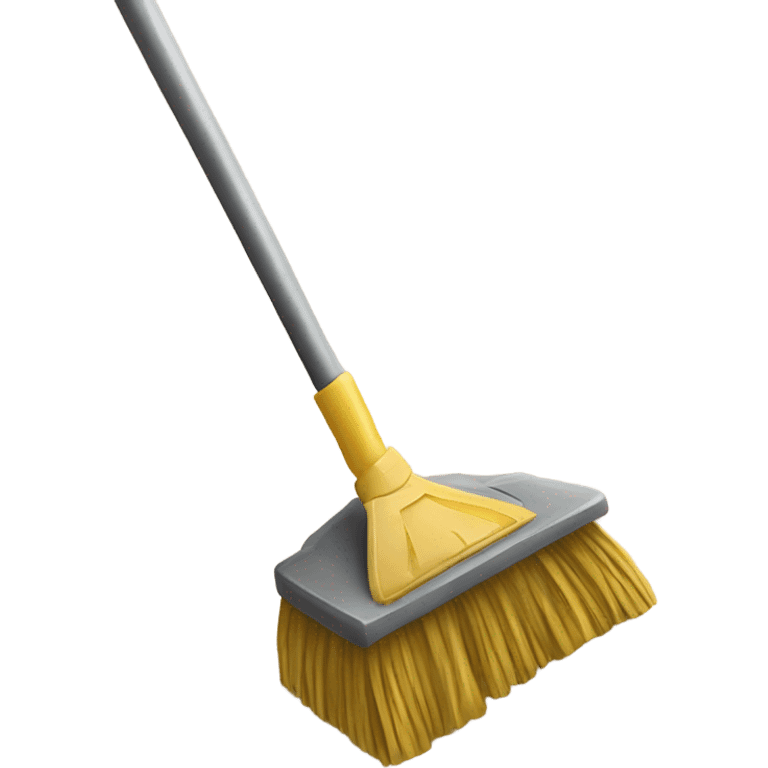 “Dusty Phone with a broom sweeping off dirt and dust” emoji