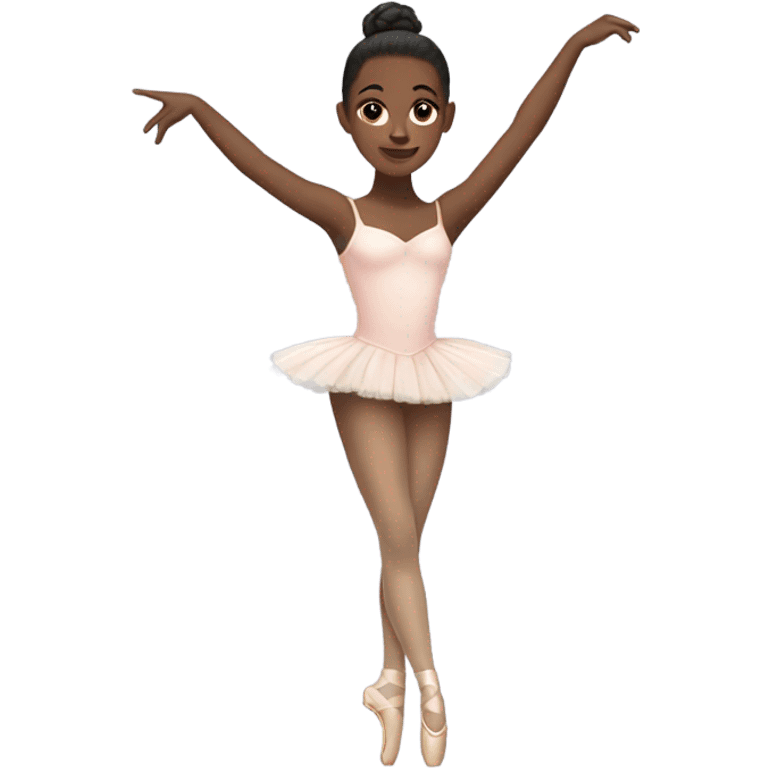 Ballet dancer in thigh highs emoji