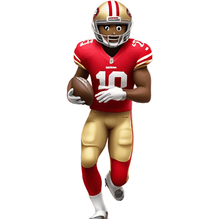 49er football  emoji