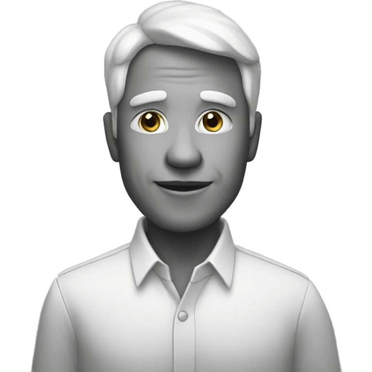 Black and white Wallate emoji