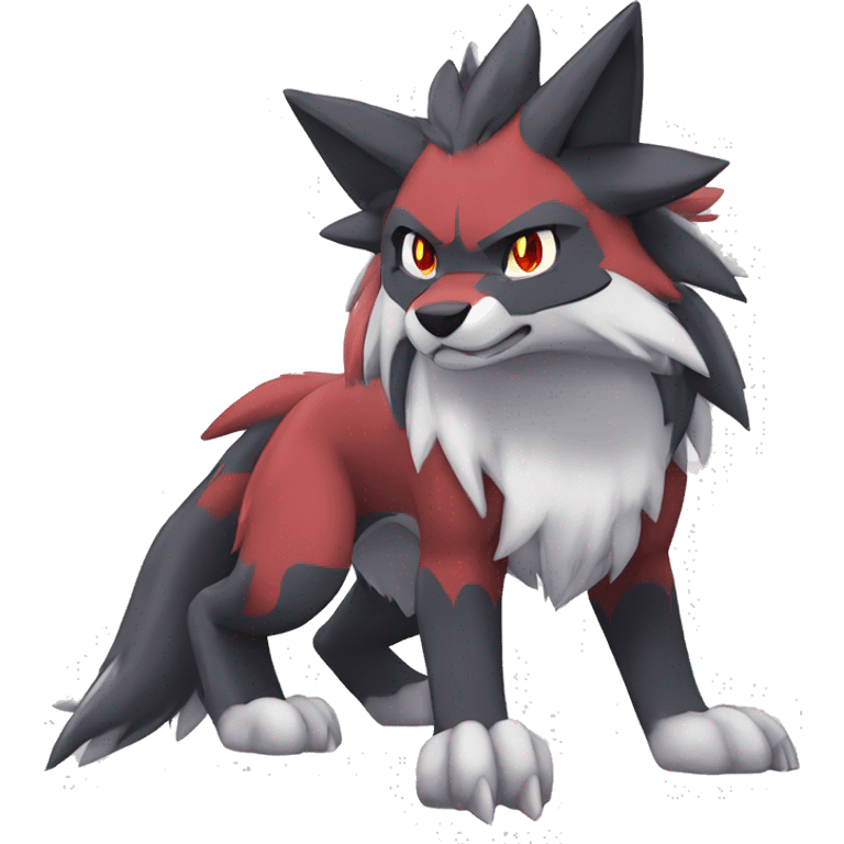  Incineroar Zoroark Lycanroc Fakemon emoji