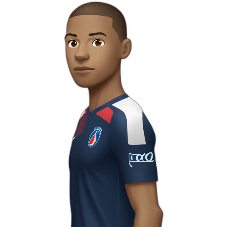 Kilian Mbappé pleure emoji