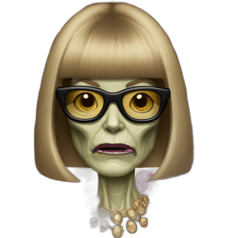 anna wintour zombie emoji