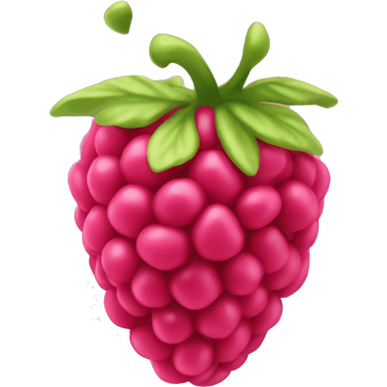 3D Rasberry  emoji