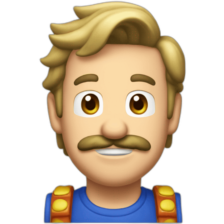 Peatch mario emoji