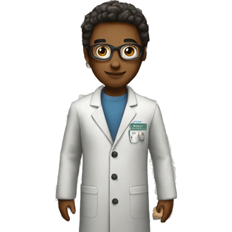 person from elementary all the way until they become a scientist emoji