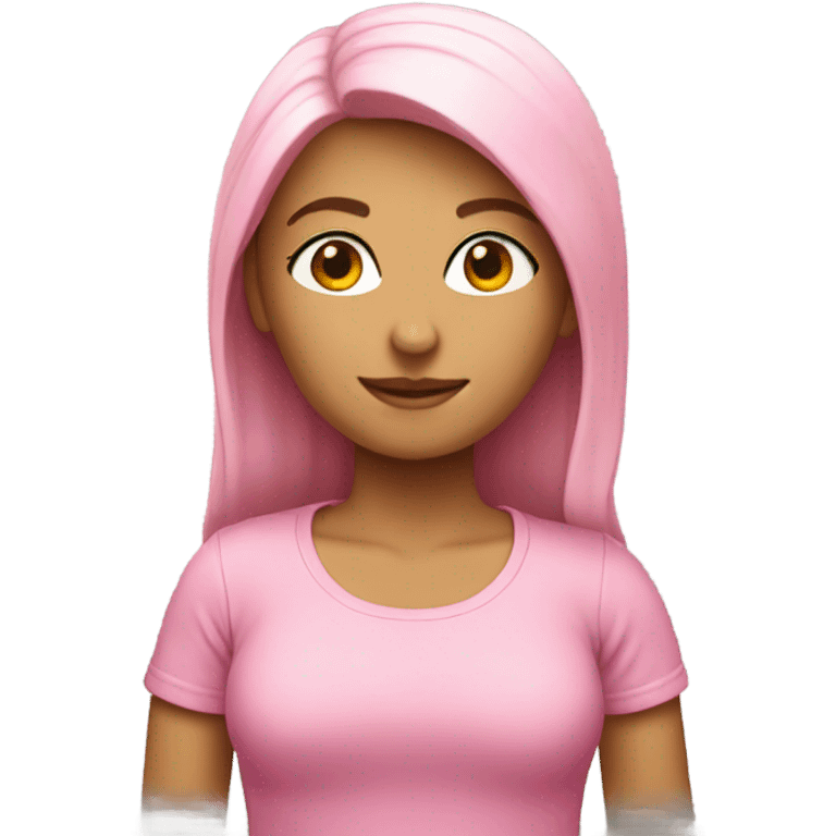 Pink short top emoji