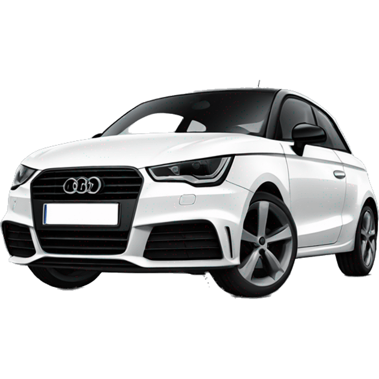 Black Audi A1 emoji