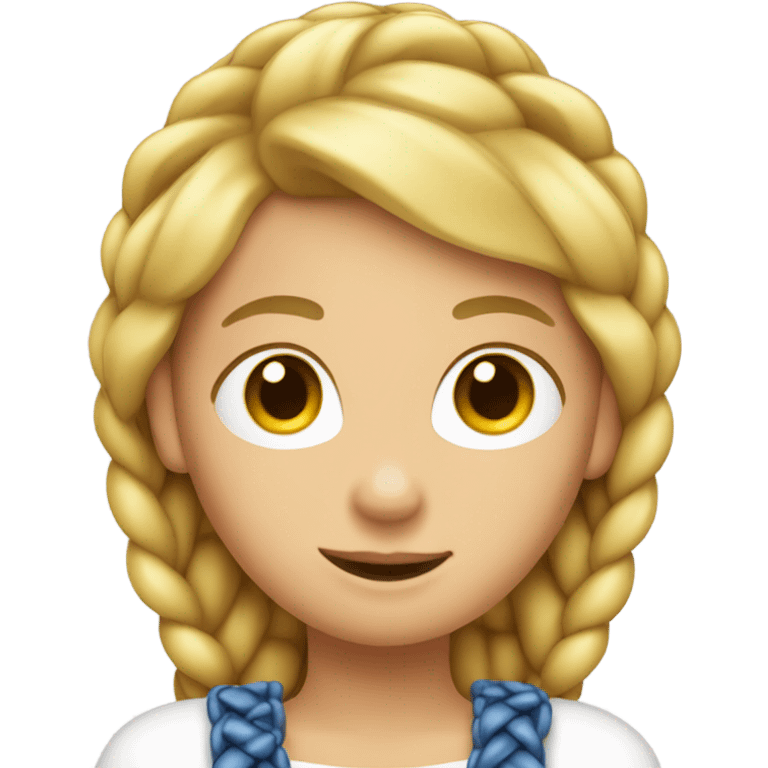 blonde girl with braid mid tanned drinking beer emoji