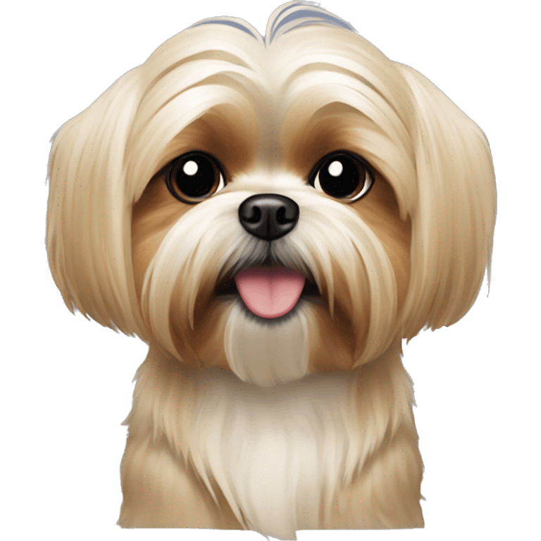 blonde shih tzu yorkie dog emoji