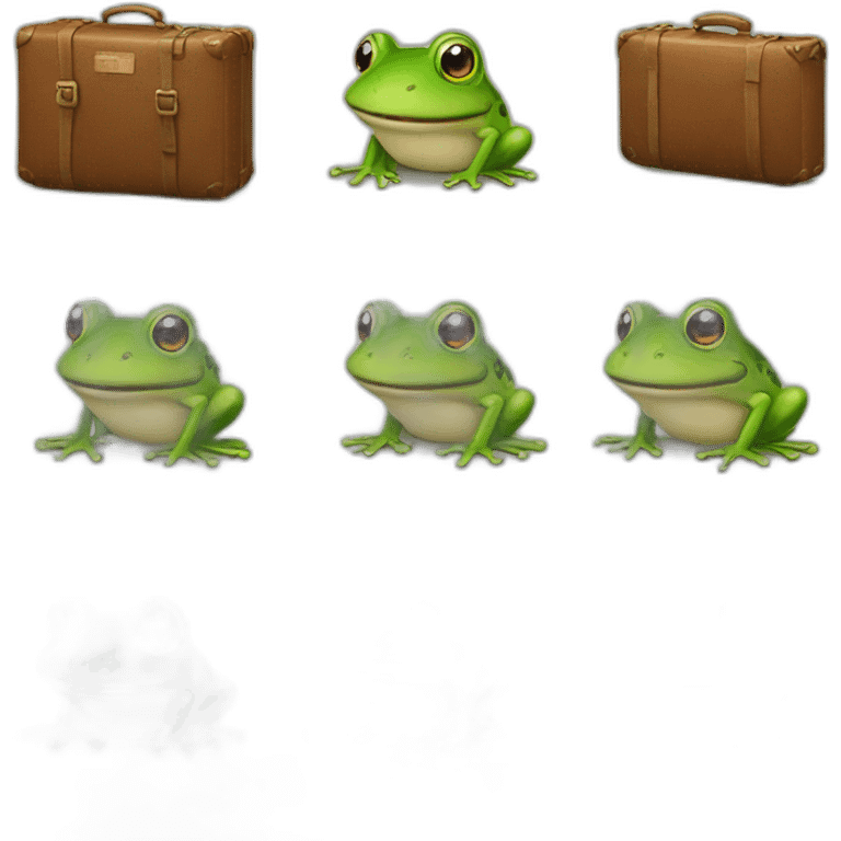 mr frog travel emoji