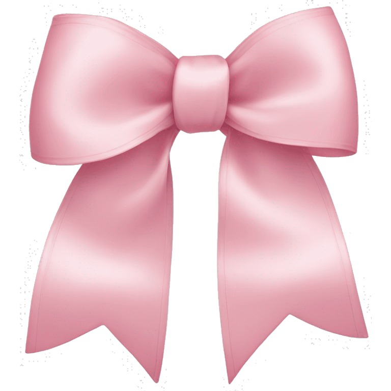 light pink ribbon bow emoji