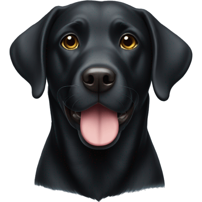 Black Labrador  emoji