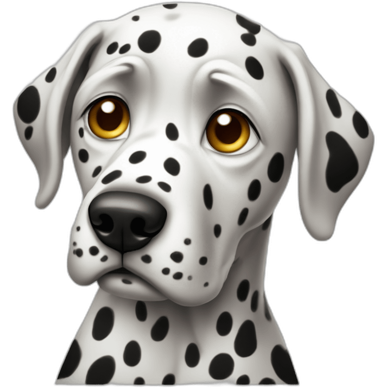 Dalmatien triste emoji