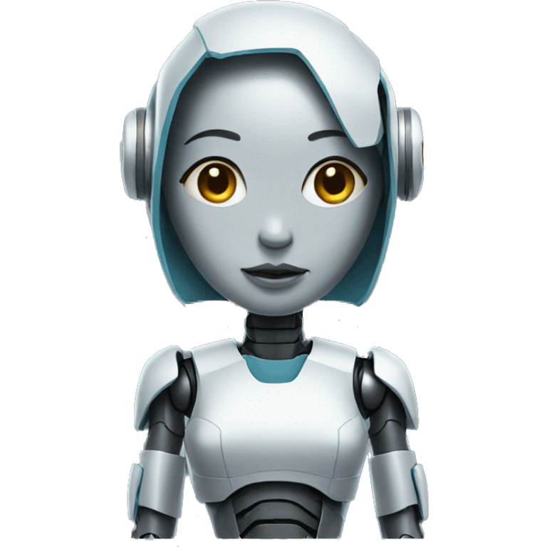 robot girl emoji