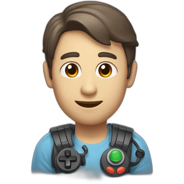 Un Bélier avec une manette emoji