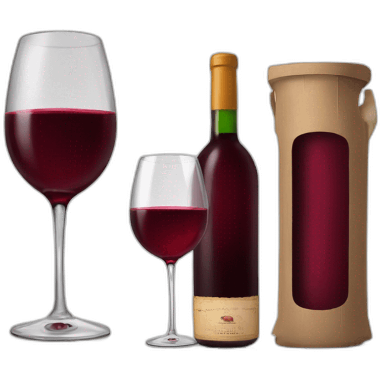 bouteille de vin rouge brisée emoji