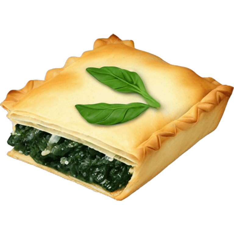 Spanakopita oh spinach pie emoji