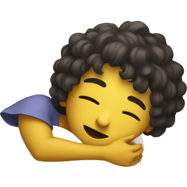 Hugging in bed yellow skin emoji