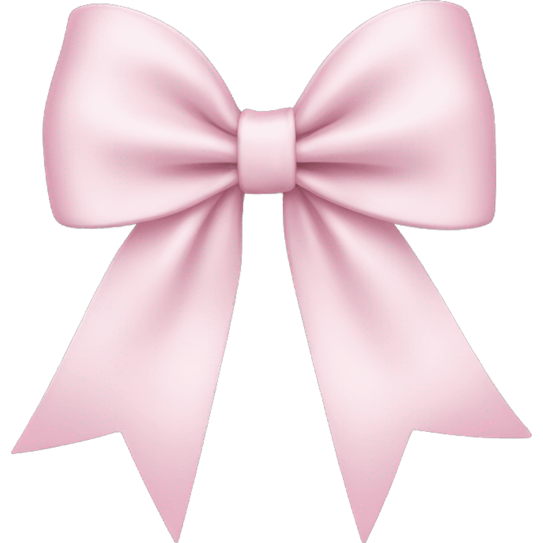 Light pink bow emoji