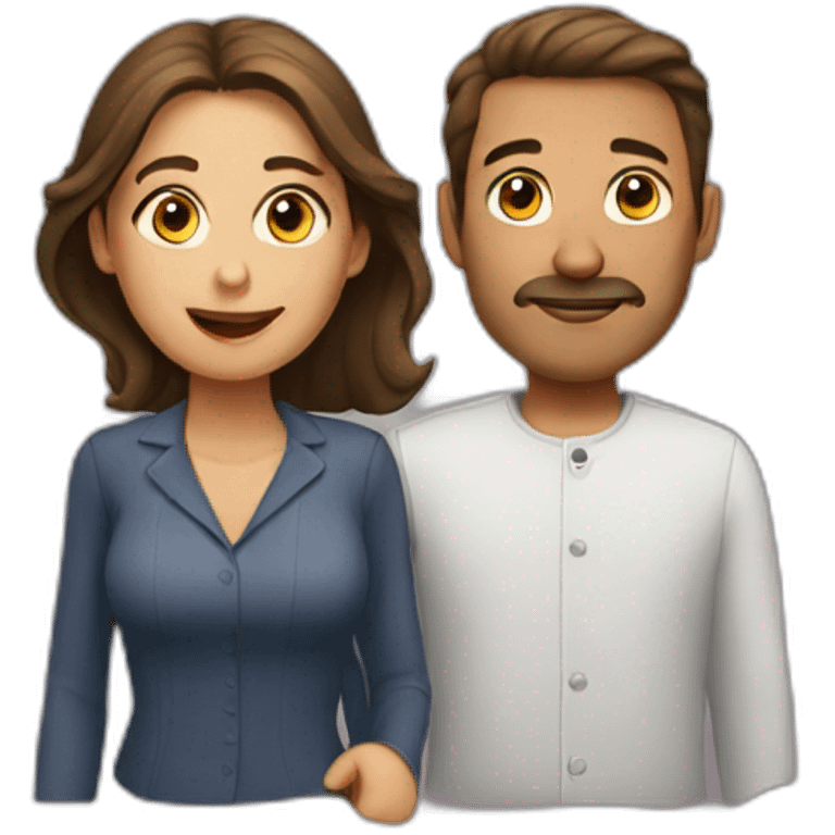 man & woman emoji