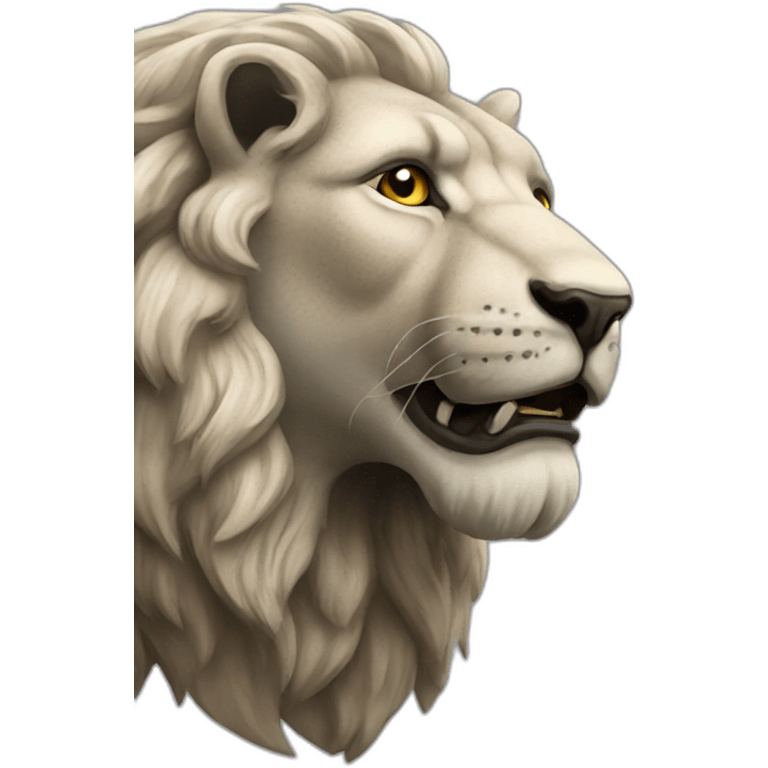 ancient stone medieval lion emoji