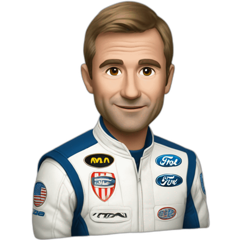 Un mec en ford gt40 emoji