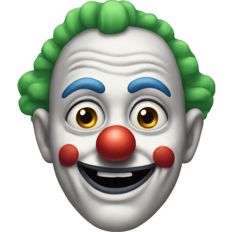 Ugly clown  emoji