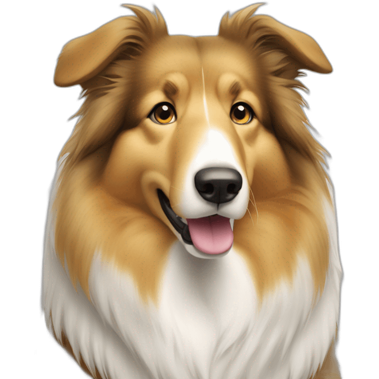 Rough collie emoji