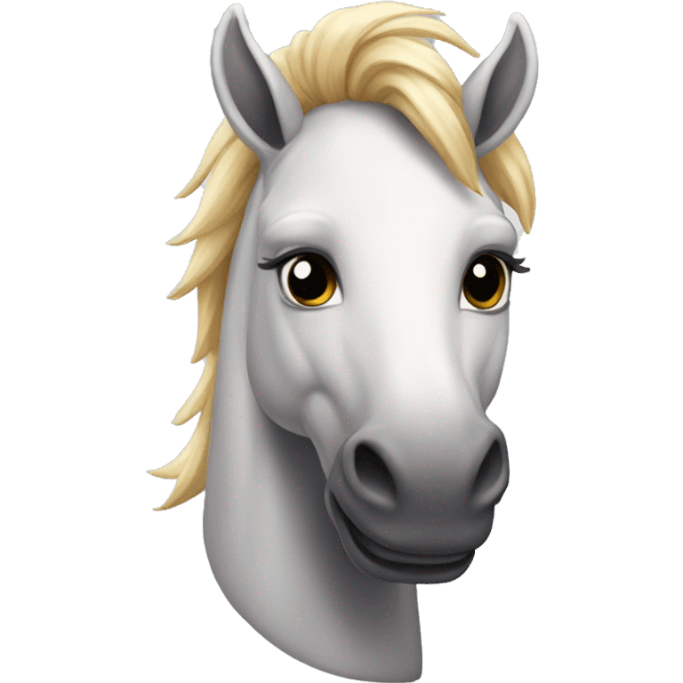 io su un unicorno emoji