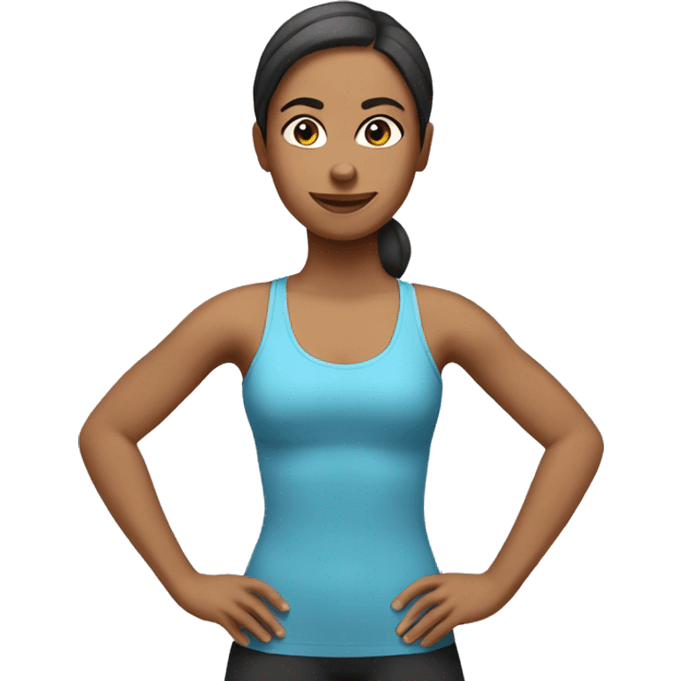 Girl pilates emoji