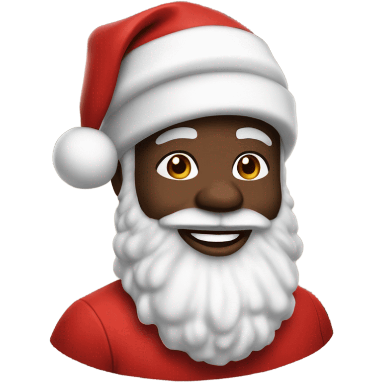 black santa emoji