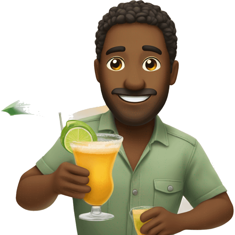 Sipping margarita flight  emoji