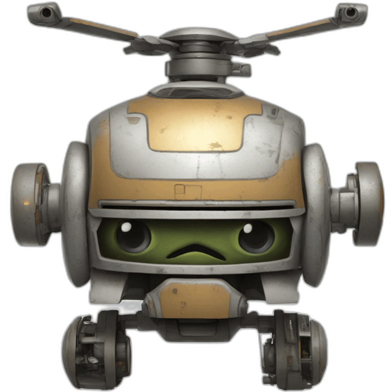 chopper robot star wars heureux emoji