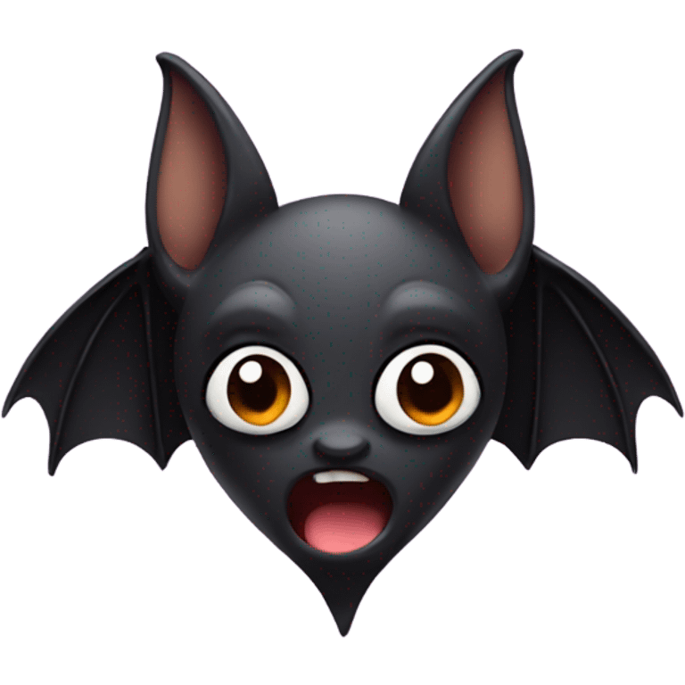 Bat with black heart emoji