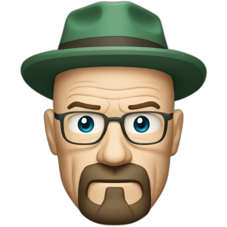 walter white playing curling emoji