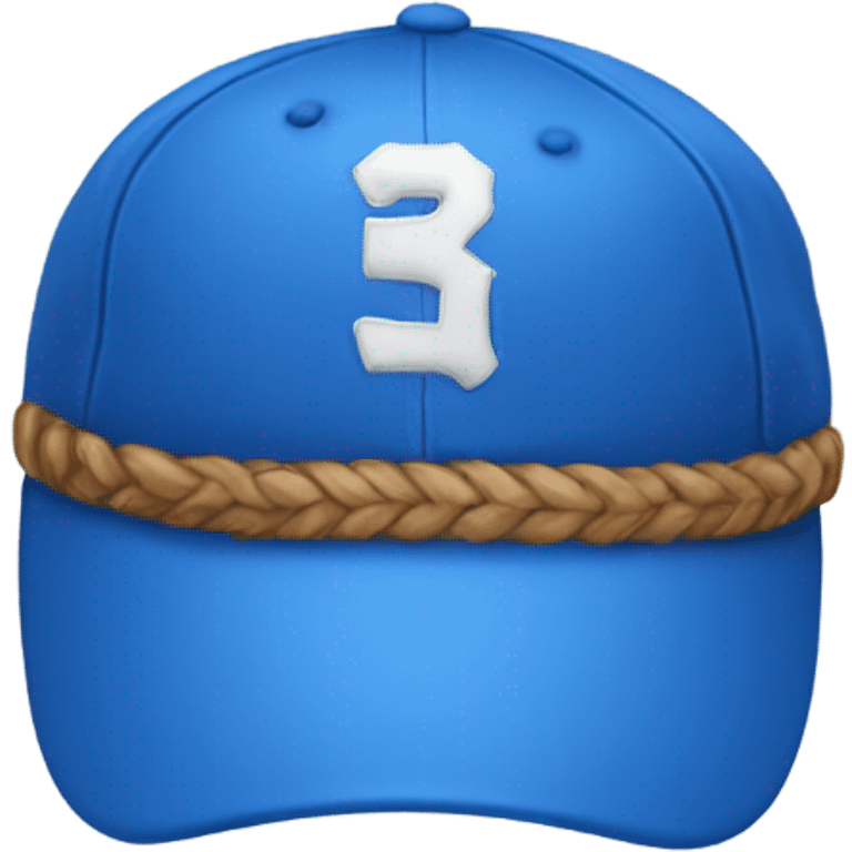 blue baseball cap emoji