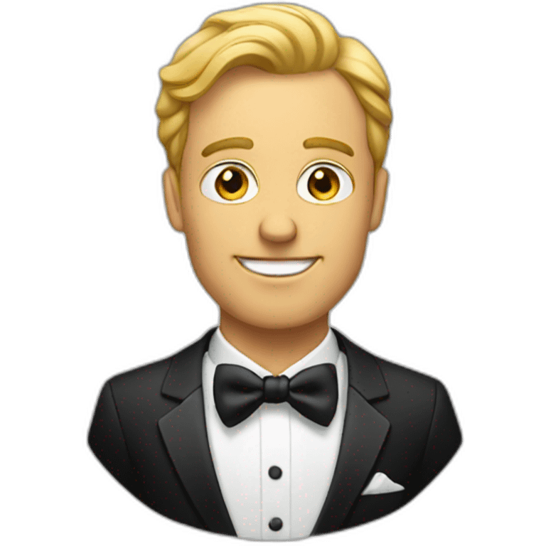 Man in tuxedo emoji