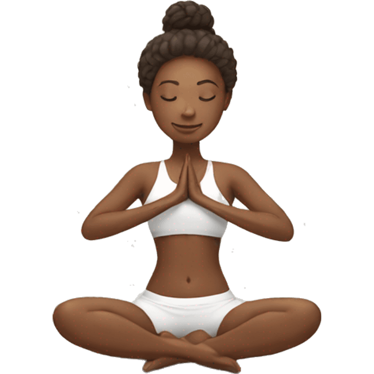 yoga enthusiast emoji