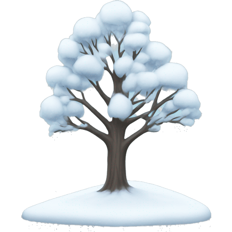 winter tree emoji