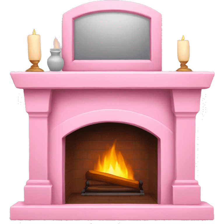 Winter Pink FirePlace emoji