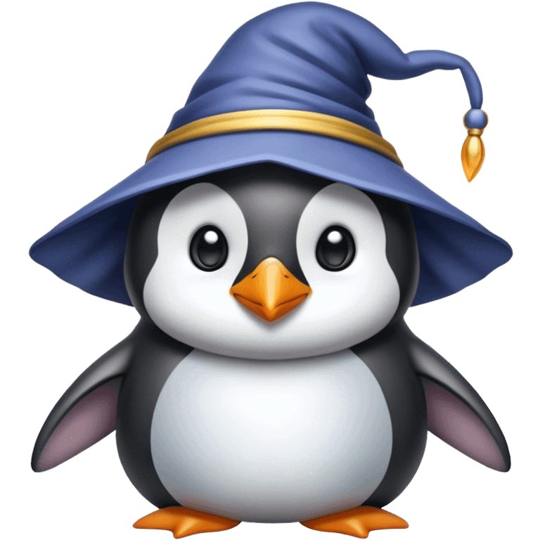 Penguin Wizard emoji