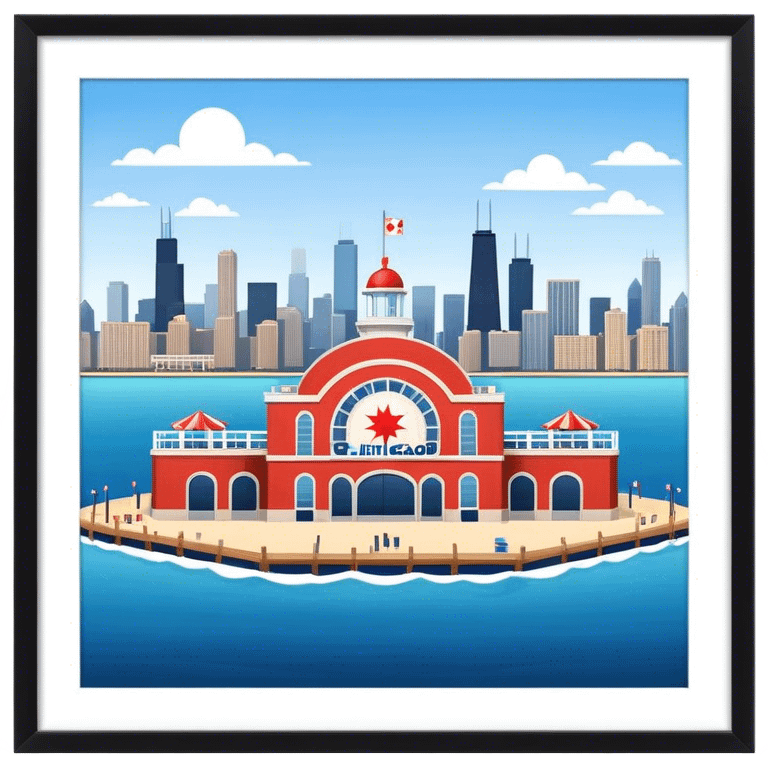 Chicago Navy Pier￼ emoji