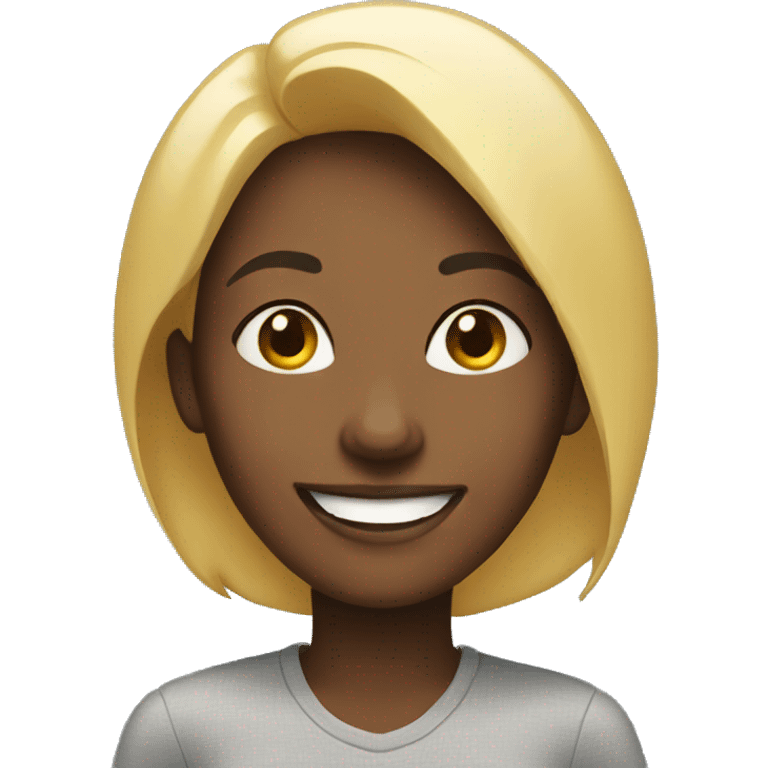 women with smile emoji