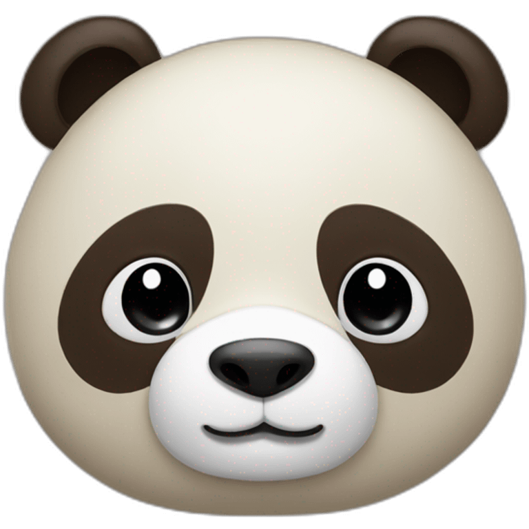 Panda marron emoji