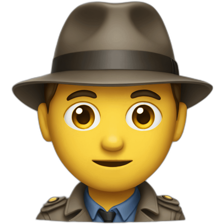 sneaky detective emoji