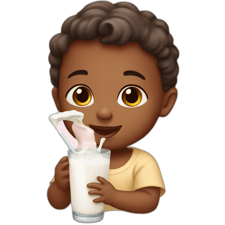 baby drink milk emoji